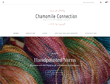 Tablet Screenshot of chamomileconnection.com